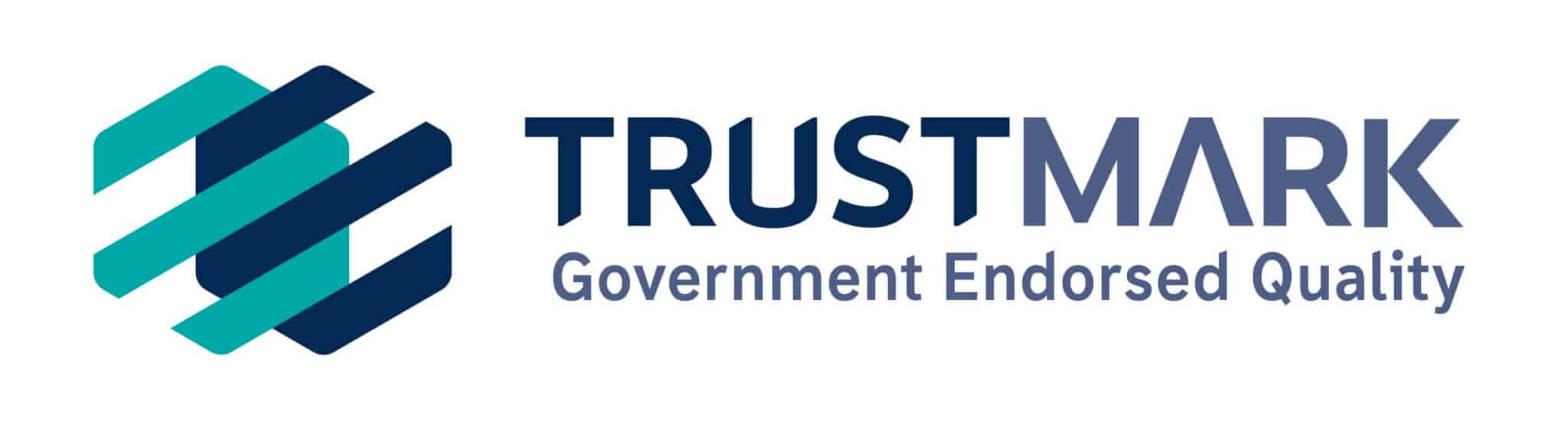 trustmark-logo-scaled-resized TrustMark logo with a geometric blue hexagon on the left and the words “TRUSTMARK Government Endorsed Quality” in blue to the right.